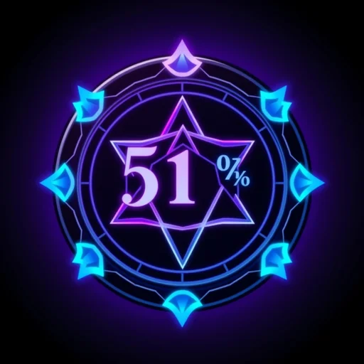 51% Attack alchemy symbol