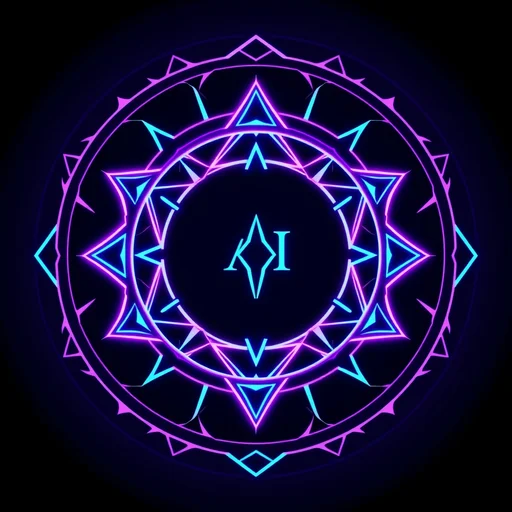 AI Scam alchemy symbol