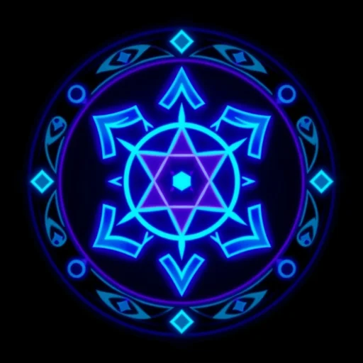 Bioluminescent Tapestry alchemy symbol