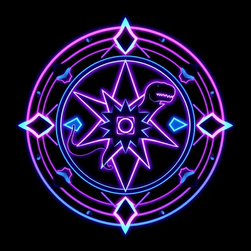 Black Darth Chellseasaurus alchemy symbol