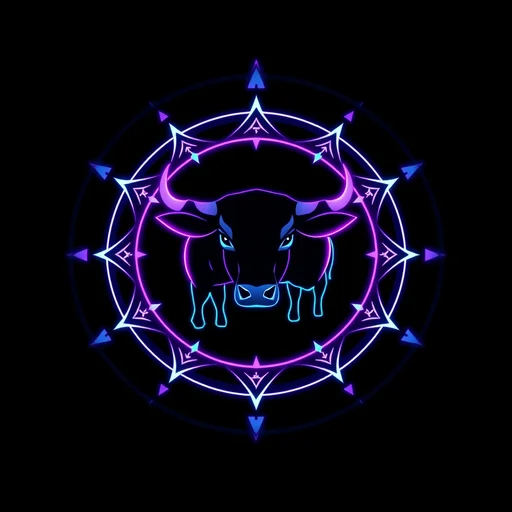 Black Jersey Cow alchemy symbol