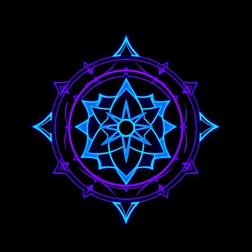 Blue Hades alchemy symbol