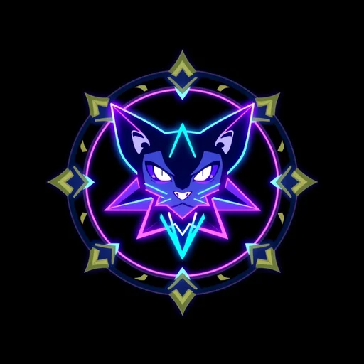Catgirl Cyborg alchemy symbol
