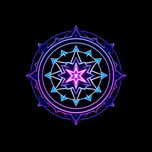 Cosmic Light Weave alchemy symbol