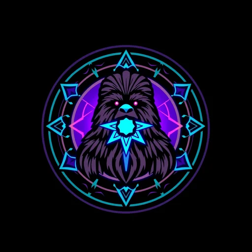 Crypto Chewbacca alchemy symbol