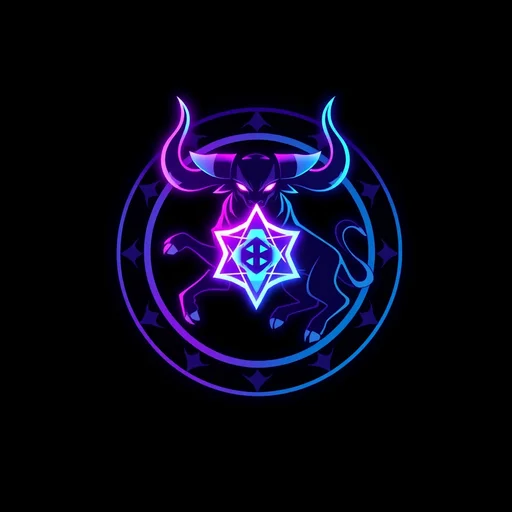 Crypto Minotaur alchemy symbol