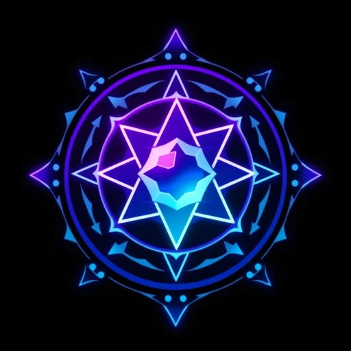 Crystal Lens alchemy symbol