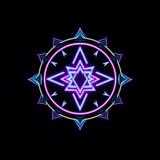 Cyber Catgirl alchemy symbol