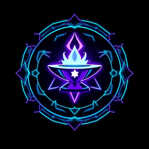 Dark Matter Anvil alchemy symbol