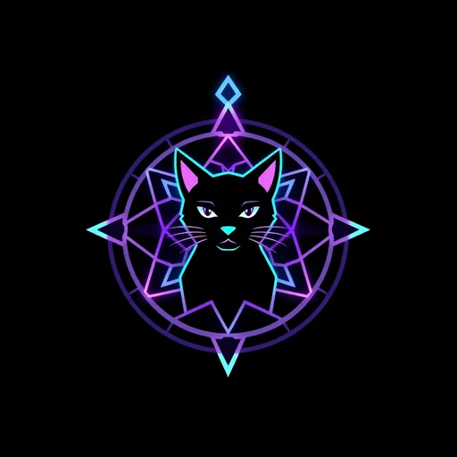 Digital Catgirl alchemy symbol