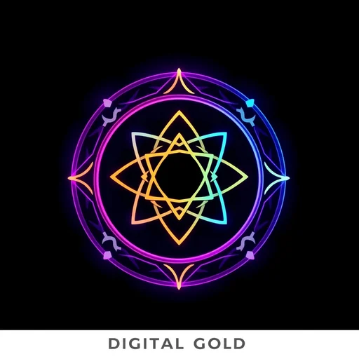 Digital Gold alchemy symbol