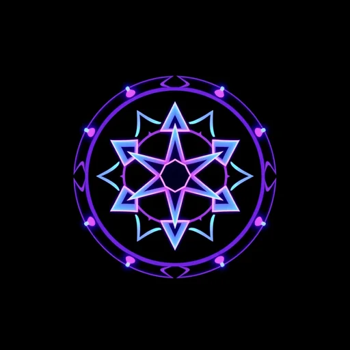 Digital Ice Age alchemy symbol