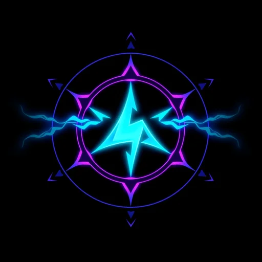 Electricity alchemy symbol