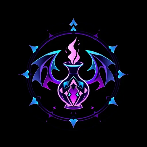 Erupting Dragon Vase alchemy symbol