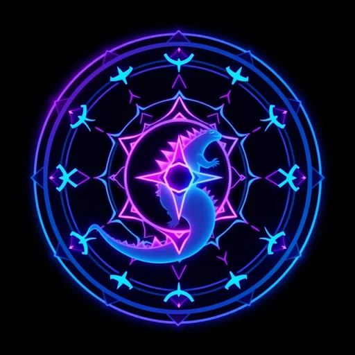 Fermi-Godzilla alchemy symbol