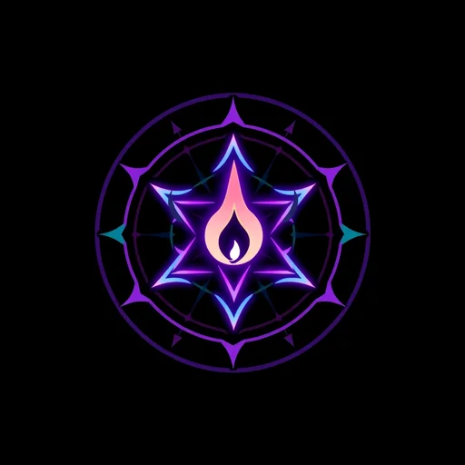 Fireplace alchemy symbol