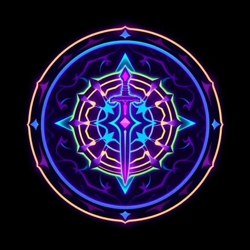 Flaming Sword alchemy symbol