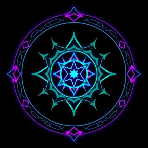 Green Valencia alchemy symbol