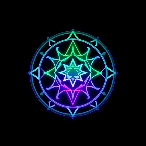 Green alchemy symbol