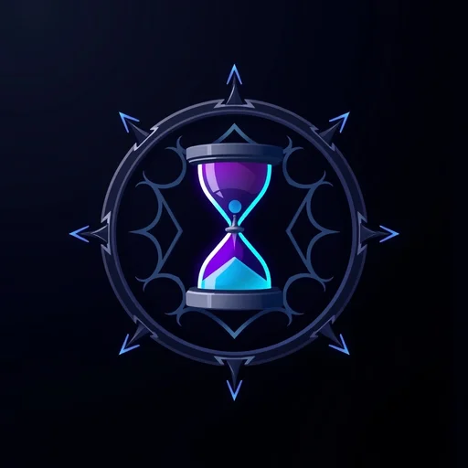 Hourglass alchemy symbol