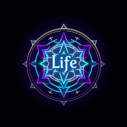 Life alchemy symbol
