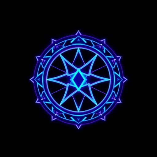 Magic AI alchemy symbol