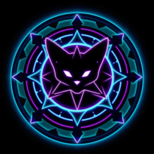 Metaverse Catgirl alchemy symbol