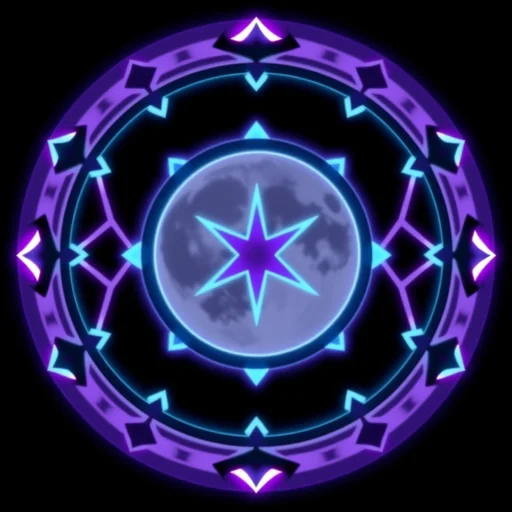 Moon alchemy symbol
