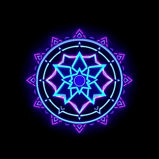 Mosaic alchemy symbol