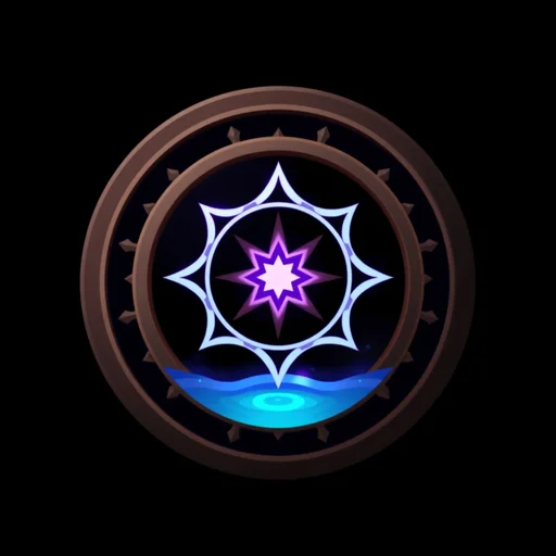 Obsidian Scrying Pool alchemy symbol