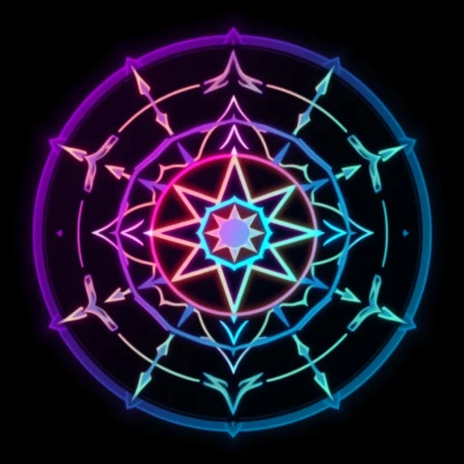 Orange alchemy symbol