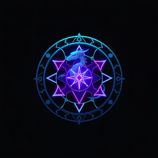 Robot Dragon alchemy symbol