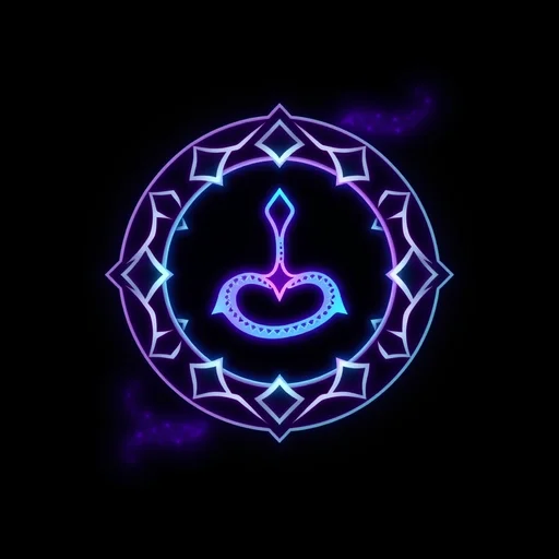 Snake alchemy symbol