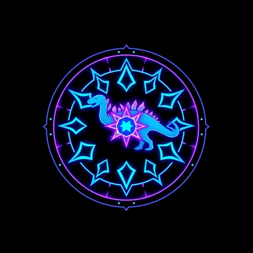 Snow-saurus alchemy symbol