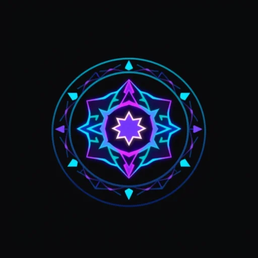 Stained Glass alchemy symbol