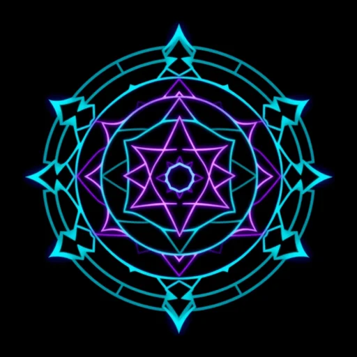 Techno-Deity alchemy symbol