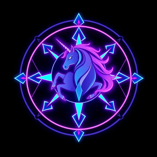 Unicorn alchemy symbol