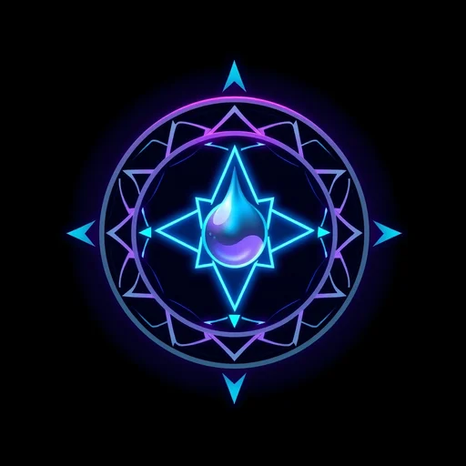 Water alchemy symbol