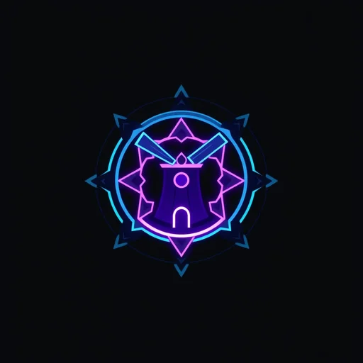 Windmill alchemy symbol